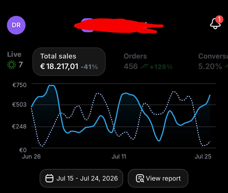 Student result screenshot